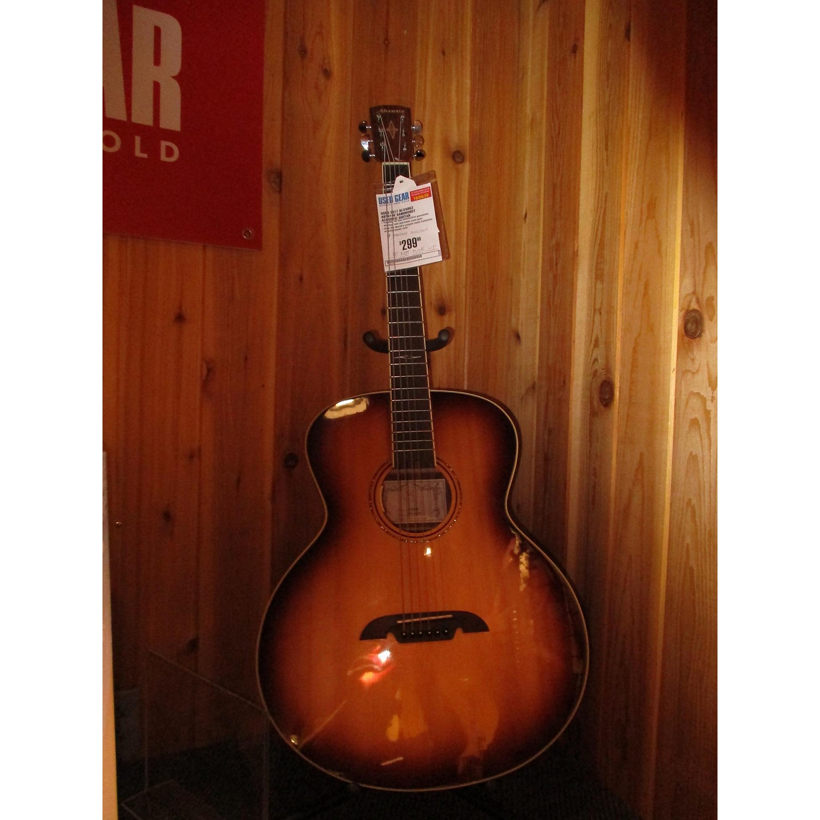 Used Alvarez 2017 ABT610E Acoustic Guitar Sandburst Musician's Friend