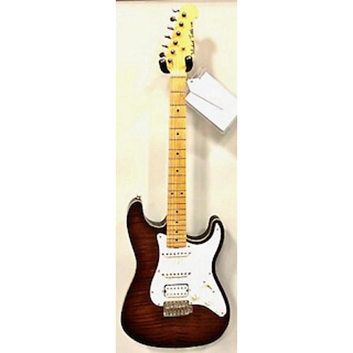 Tom Anderson 2017 Crowdster Plus Solid Body Electric Guitar Tiger Eye Surf w/Binding