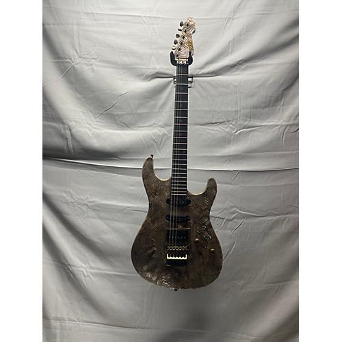 ESP 2017 Exhibition Limited Edition Snapper Solid Body Electric Guitar Blast Maziora Gold Leaf