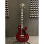 Used Epiphone 2017 Les Paul Studio Solid Body Electric Guitar Wine Red
