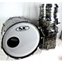 Used SJC Drums 2017 SJC CUSTOM KIT Drum Kit ZEBRA GLITTER
