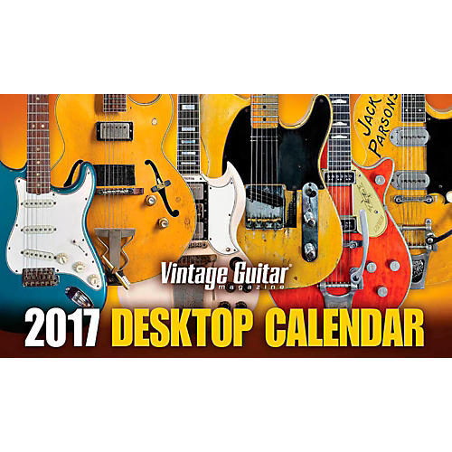 2017 Vintage Guitar Magazine Desktop Calendar