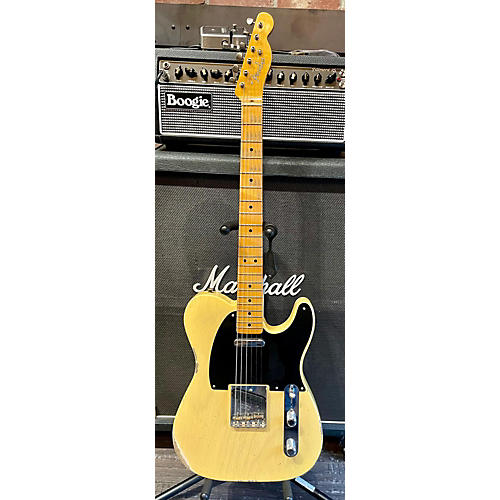 Fender 2018 1951 Relic Nocaster Solid Body Electric Guitar Butterscotch