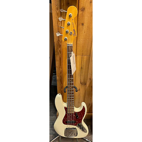 Fender 2018 1962 Jazz Bass Journeyman Relic Electric Bass Guitar Olympic White