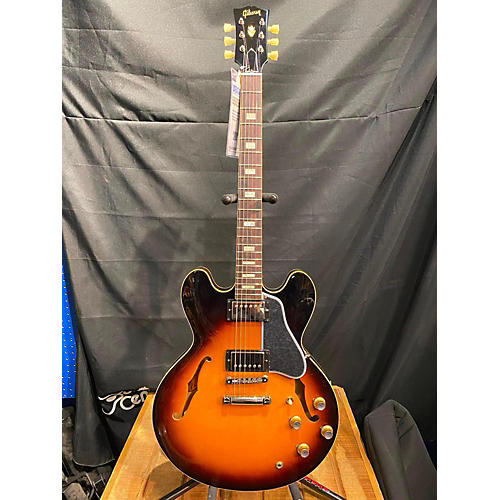 Gibson 2018 1963 ES335 Block Reissue Hollow Body Electric Guitar Vintage Sunburst