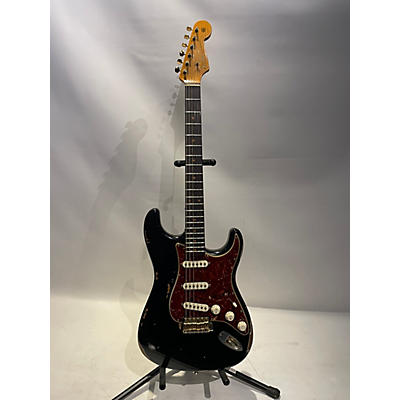 Fender 2018 Custom Shop Spc Edition Black Gold Stratocaster Solid Body Electric Guitar