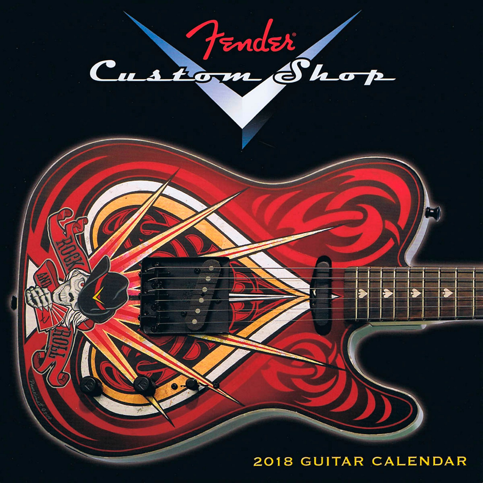 Fender 2018 Fender Custom Shop Mini Calendar | Musician's Friend