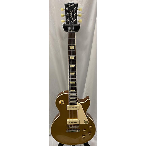 Gibson 2018 Les Paul Standard P90 Stoptail Solid Body Electric Guitar Gold Top