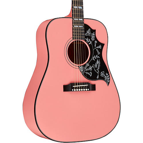 2018 Limited Edition Hummingbird Acoustic-Electric Guitar - Techno Pink