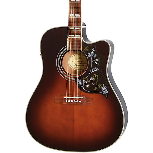 Epiphone Hummingbird EC Studio Limited-Edition Acoustic-Electric Guitar Condition 1 - Mint Tobacco Sunburst