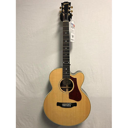 Gibson 2018 Parlor Rosewood AG Acoustic Electric Guitar Natural