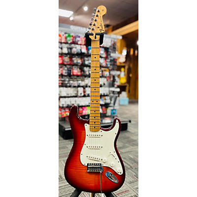 Fender 2018 Standard Stratocaster Plus Top Solid Body Electric Guitar