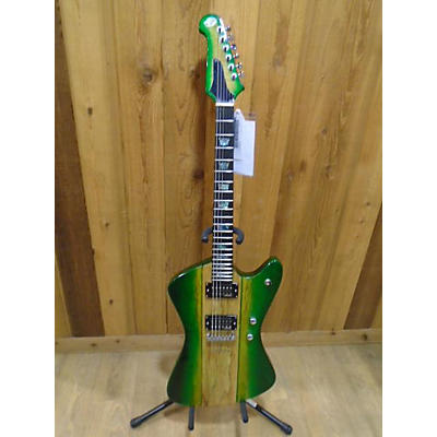 ZeroGravity 2018 Zero Gravity Firebird 2018 Salted Maple Top Aurora Green Solid Body Electric Guitar