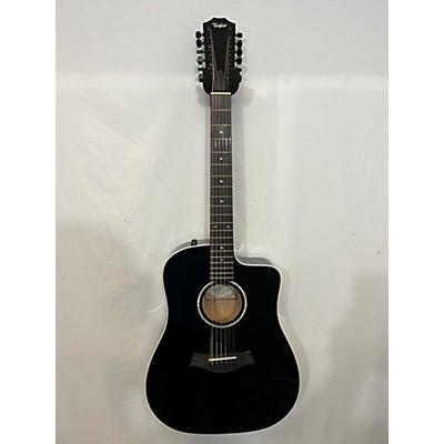 Taylor 2019 250ce-blk Dlx 12 String Acoustic Guitar