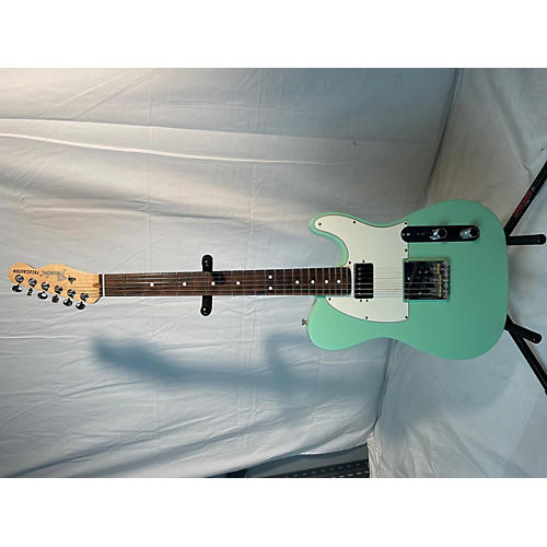 Fender 2019 American Performer Telecaster Hum Solid Body Electric Guitar Surf Green