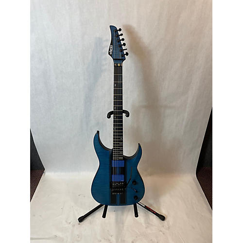 Schecter Guitar Research 2019 Banshee GT Solid Body Electric Guitar satin transparent blue