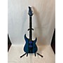 Used Schecter Guitar Research 2019 Banshee GT Solid Body Electric Guitar satin transparent blue