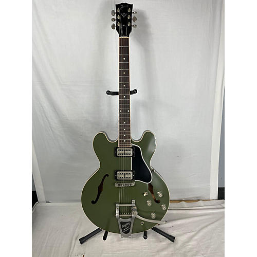 Gibson 2019 Chris Cornell Signature ES335 Tribute Hollow Body Electric Guitar Olive Drab