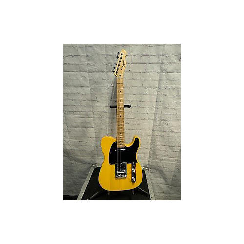 Squier 2019 Classic Vibe 1950S Telecaster Solid Body Electric Guitar Black and Yellow