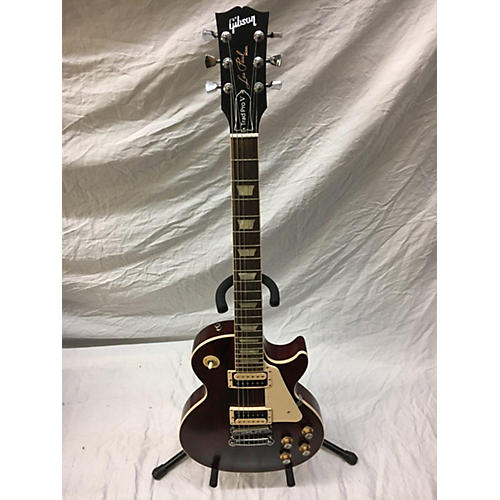 Gibson 2019 Les Paul Traditional Pro V Satin Top Solid Body Electric Guitar Wine Red