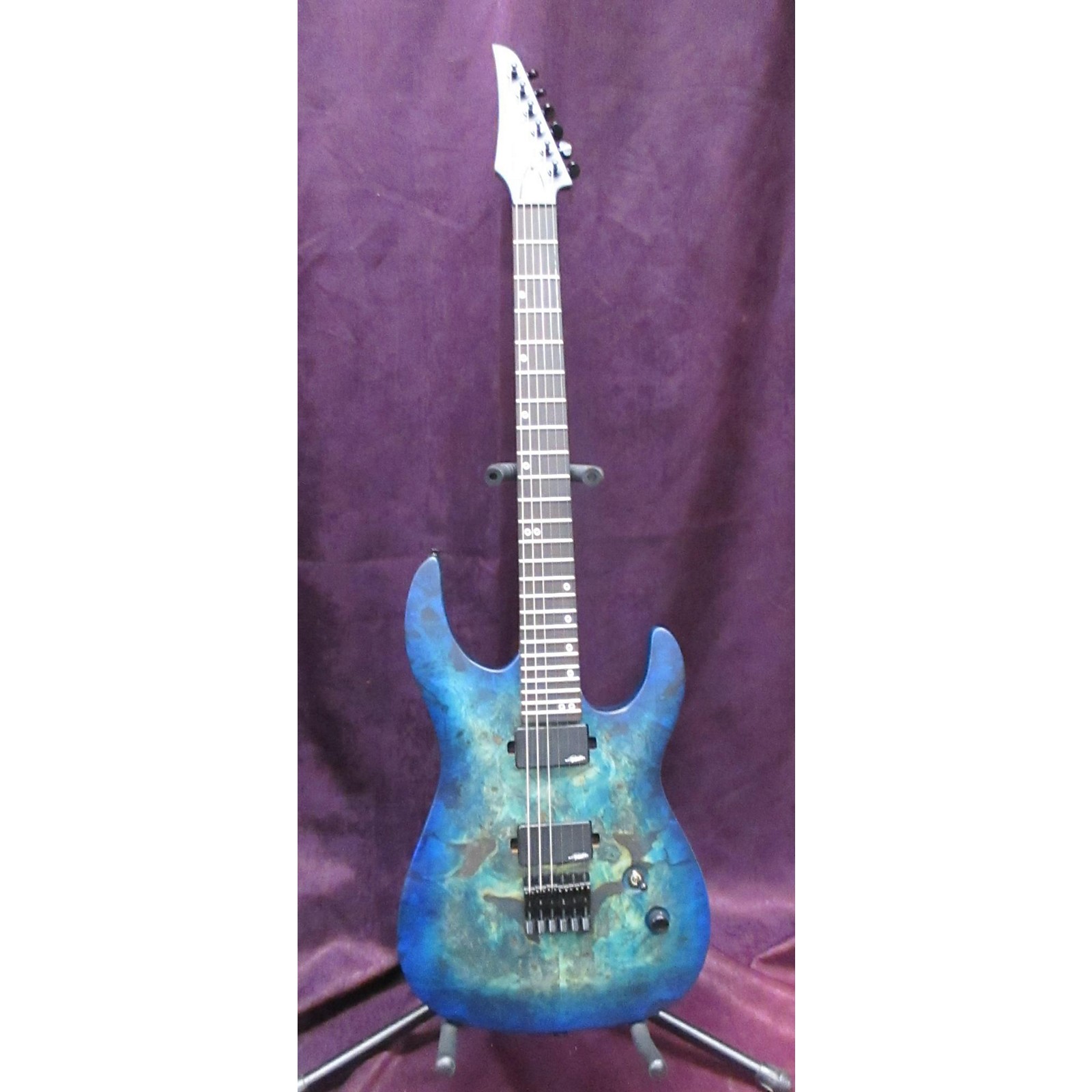 Used Legator 2019 NINJA OVERDRIVE 6 Solid Body Electric Guitar BLUE