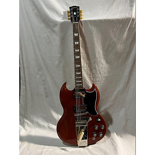 Gibson 2019 Sg Standard 61 Maestro Vibrola Solid Body Electric Guitar Cherry