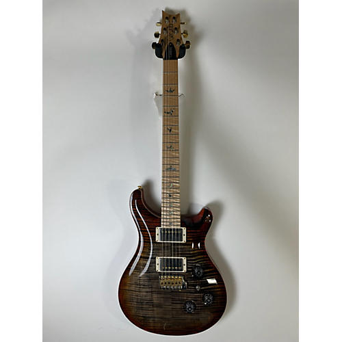 PRS 2019 Wood Library Custom 24 10 Top Solid Body Electric Guitar trans charcoal shaded edge