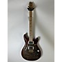 Used PRS 2019 Wood Library Custom 24 10 Top Solid Body Electric Guitar trans charcoal shaded edge