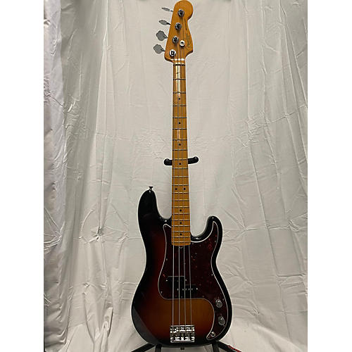 Fender 2020 American Professional II Precision Bass Electric Bass Guitar 3 Tone Sunburst