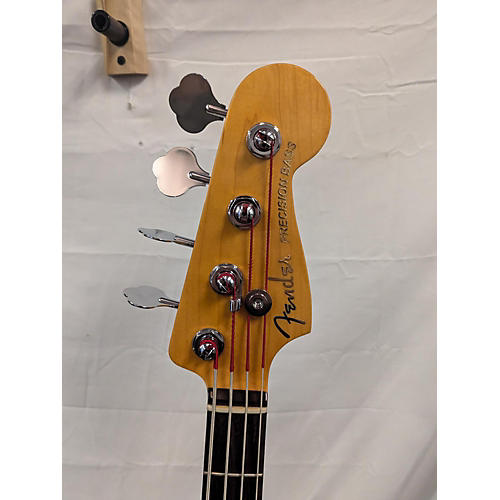 Fender 2020 American Ultra Precision Bass Electric Bass Guitar Mocha Burst