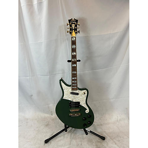 D'Angelico 2020 Bedford Deluxe HS Solid Body Electric Guitar Olive Green