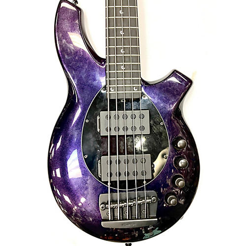 Ernie Ball Music Man 2020 Bongo 5 HH Electric Bass Guitar Metallic Purple