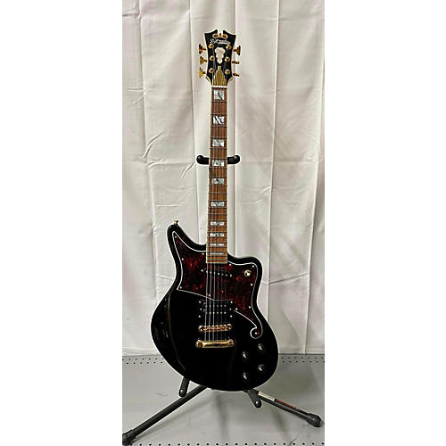 D'Angelico 2020 Deluxe Bedford Solid Body Electric Guitar Black