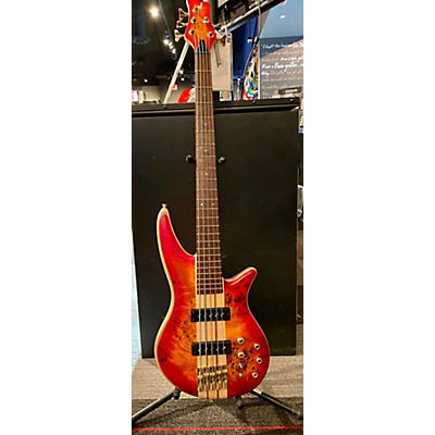 Jackson 2020 PRO SERIES SPECTRA BASS SB V POPLAR BURL Electric Bass Guitar