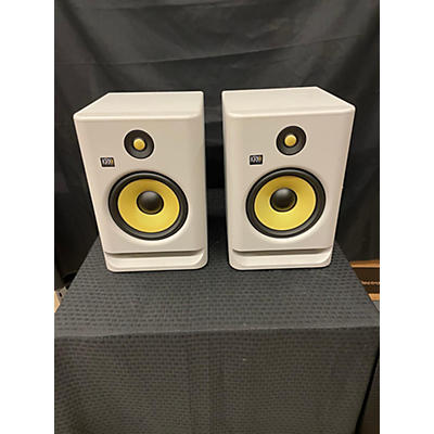 KRK 2020 RP8 ROKIT G4 Pair White Powered Monitor