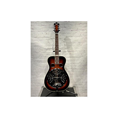 Recording King 2020 RR-75PL-SN Phil Leadbetter Signature Resonator Acoustic Guitar Flame Maple