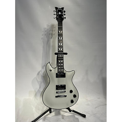Schecter Guitar Research 2020 Tempest Custom Solid Body Electric Guitar White