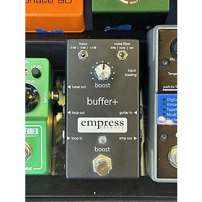 Empress Effects 2020s Buffer+ Analog I/O Interface With Switchable Boost Guitar Pedal