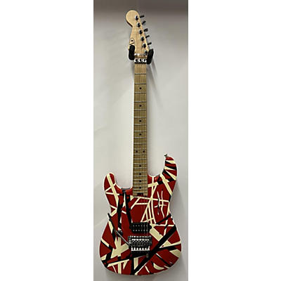 EVH 2020s Striped Series Frankie Solid Body Electric Guitar