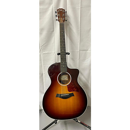 Taylor 2021 214CE Deluxe Acoustic Electric Guitar Sunburst