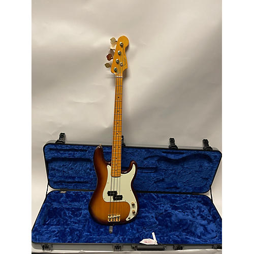 Fender 2021 75th Anniversary Commemorative American Precision Bass Electric Bass Guitar BOURBON  BURST