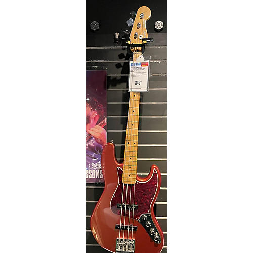 Fender 2021 75th Anniversary Jazz Bass Electric Bass Guitar Aged Candy Apple Red