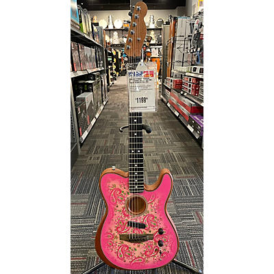Fender 2021 American Acoustasonic Telecaster Acoustic Electric Guitar