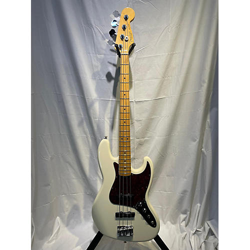 Fender 2021 American Professional II Jazz Bass Electric Bass Guitar Olympic White