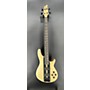 Used Schecter Guitar Research 2021 C4 GT Electric Bass Guitar BLONDE W/ RACE STRIPE