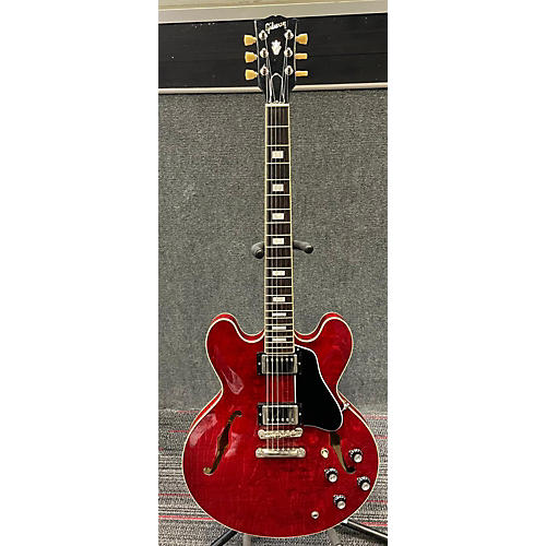 Gibson 2021 ES335 Figured Hollow Body Electric Guitar Wine Red