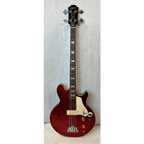 Epiphone 2021 Jack Casady Signature Electric Bass Guitar Candy Apple Red