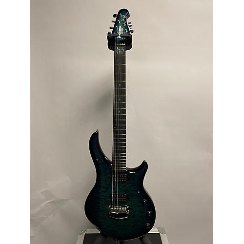 Ernie Ball Music Man 2021 John Petrucci BFR Majesty 6 Quilt Top Limited-edition Solid Body Electric Guitar BLUE INK