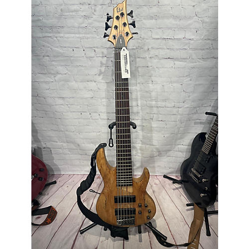 ESP 2021 LTD B206SM 6 String Electric Bass Guitar Spalted Maple