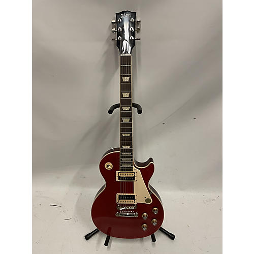 Gibson 2021 Les Paul Classic Solid Body Electric Guitar Trans Cherry